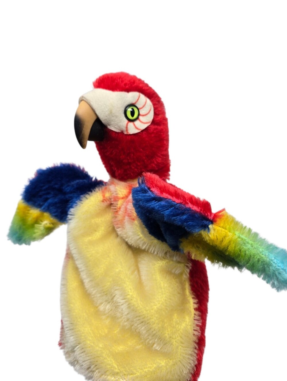 Vintage Steiff Mohair Lora Parrot German Hand Puppet